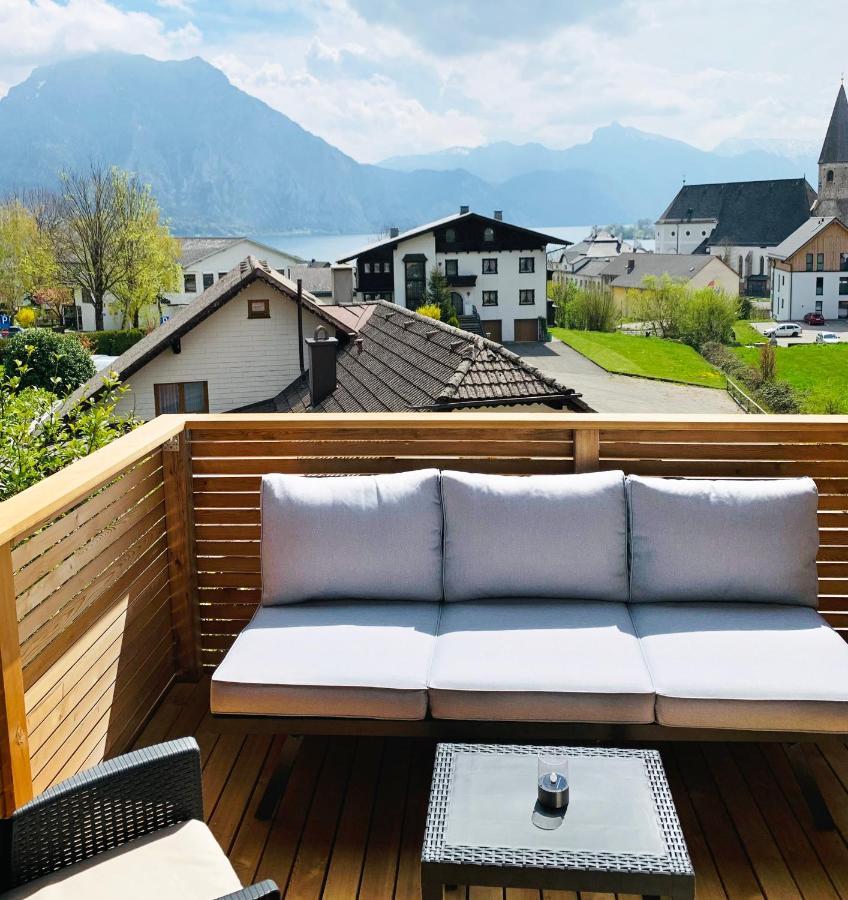 Traum Panorama Apartment Mit Berg & Seeblick Altmünster Extérieur photo